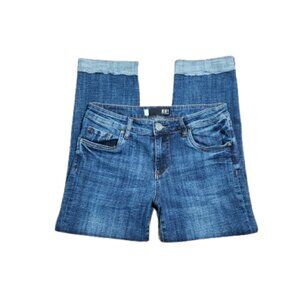 Kut from the Kloth Mid-Rise Catherine Crop Straight Leg Jeans   Size: 8